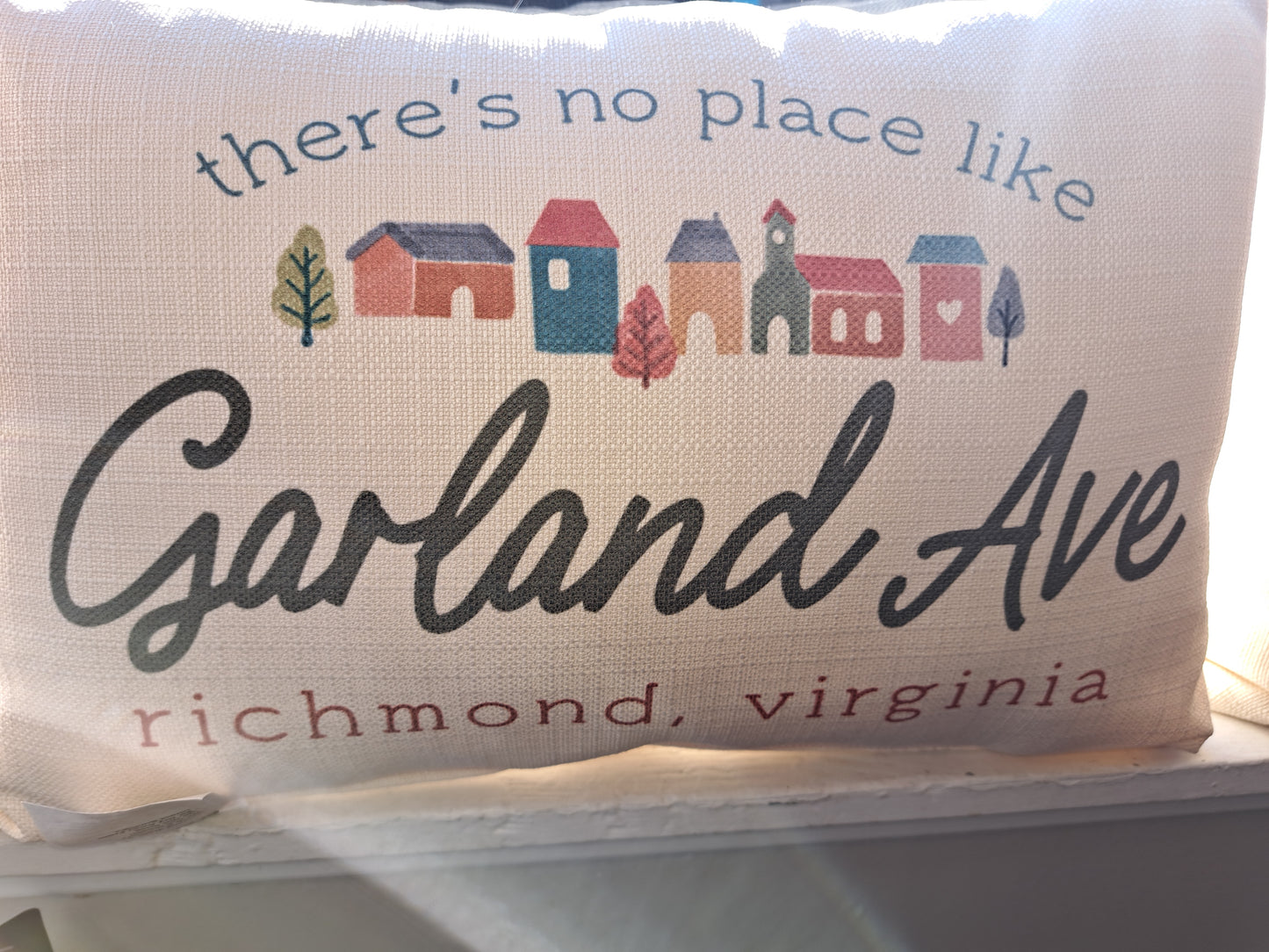 Welcome To Garland Ave Pillow