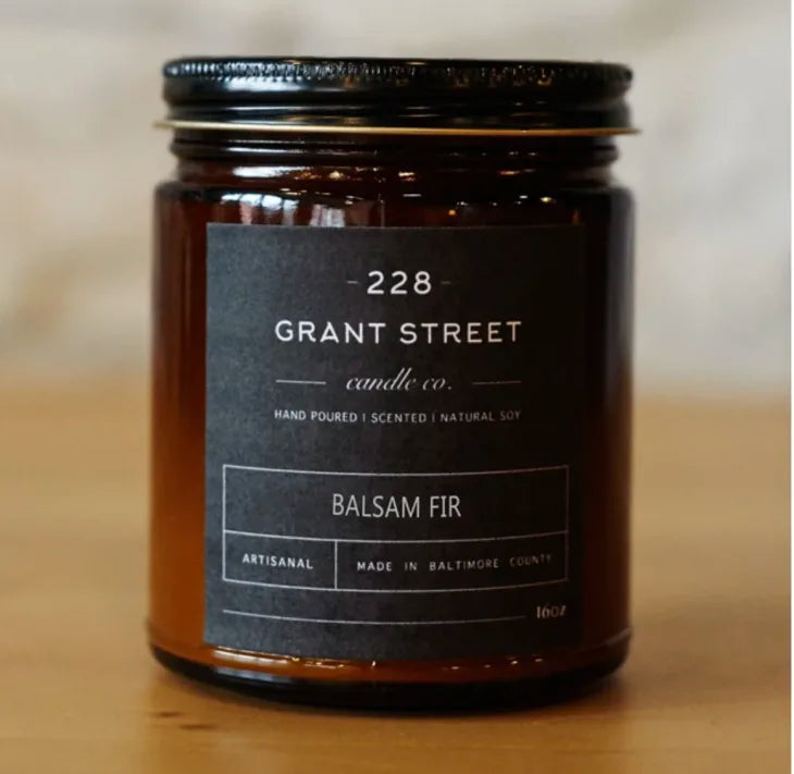 228 Grant Street Balsam Fir Apothecary Candle