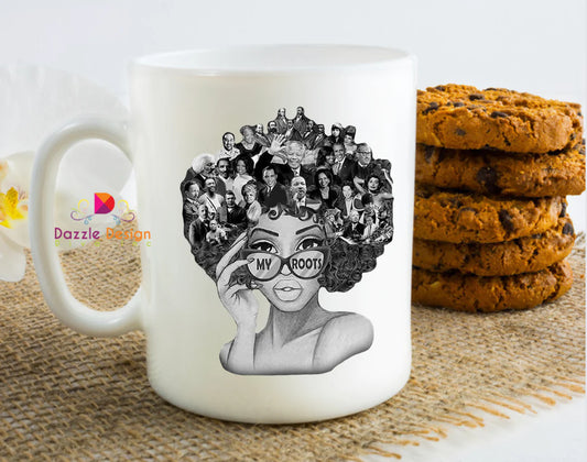 Black History Month “My Roots” Coffee Mug
